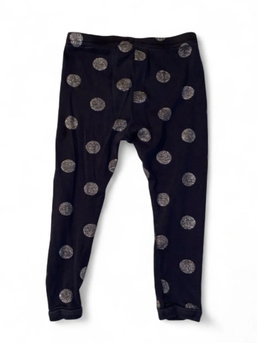 Carter's Orange Cat & Pumpkin Tee with Black Polka Dot Leggings